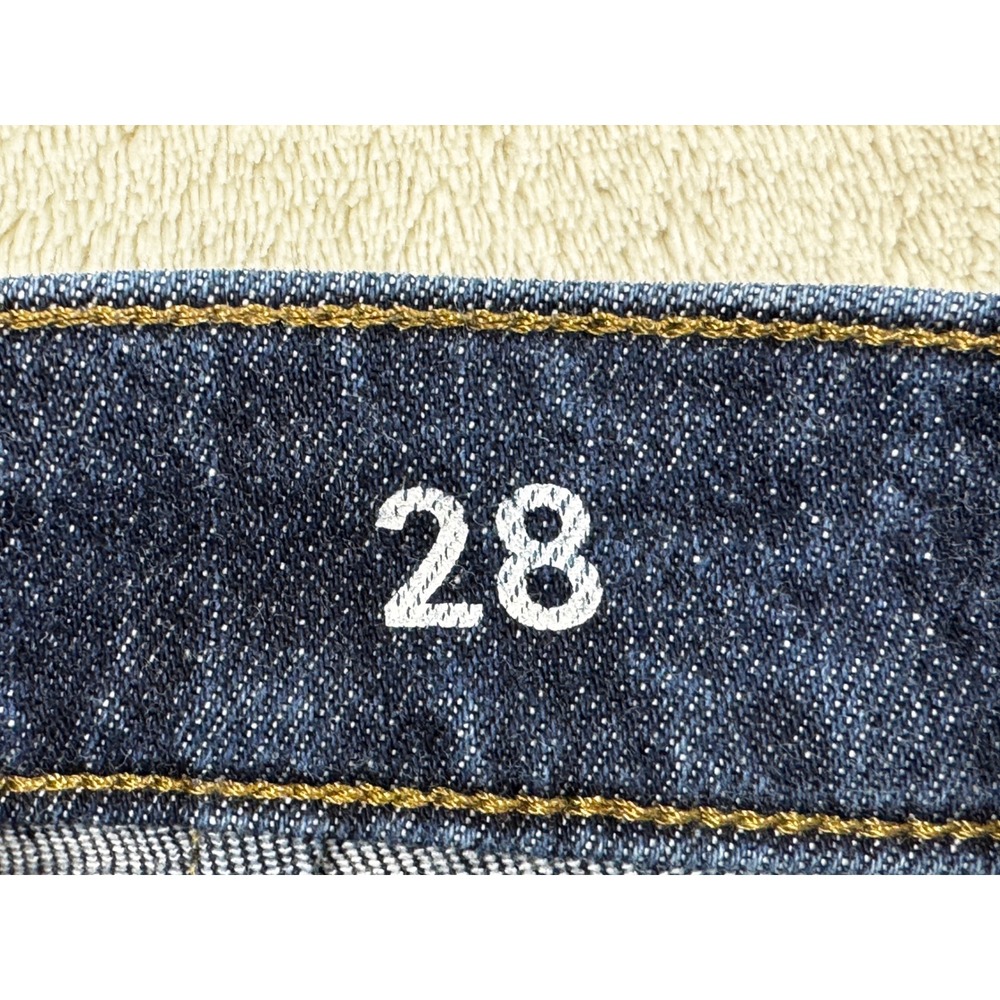 J.Crew Womens 96 Denim Trouser High Rise Wide Leg Indigo Jeans 28 Meas: 28x26.5 - Picture 5 of 7
